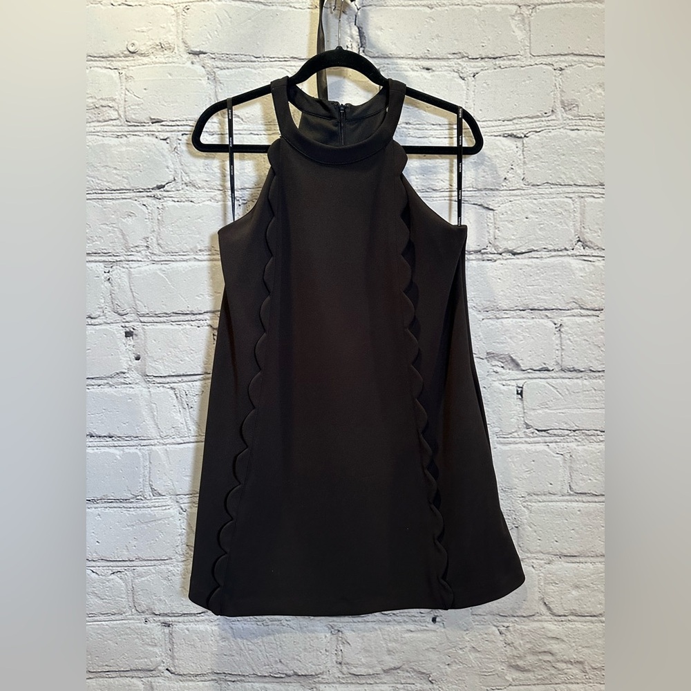 Kensie Black Halter A-line Mini Cocktail Dress